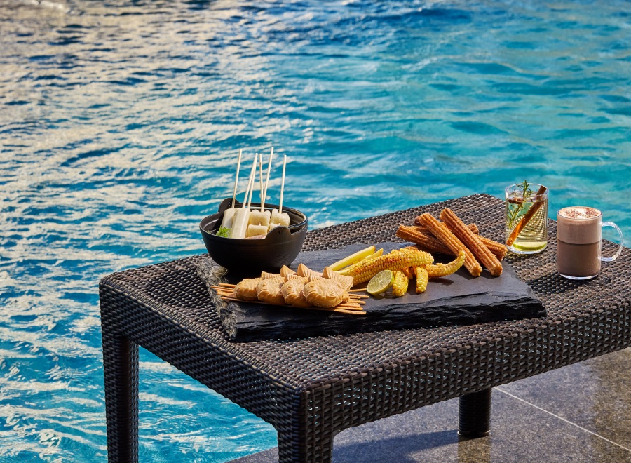 Winter Poolside Escape