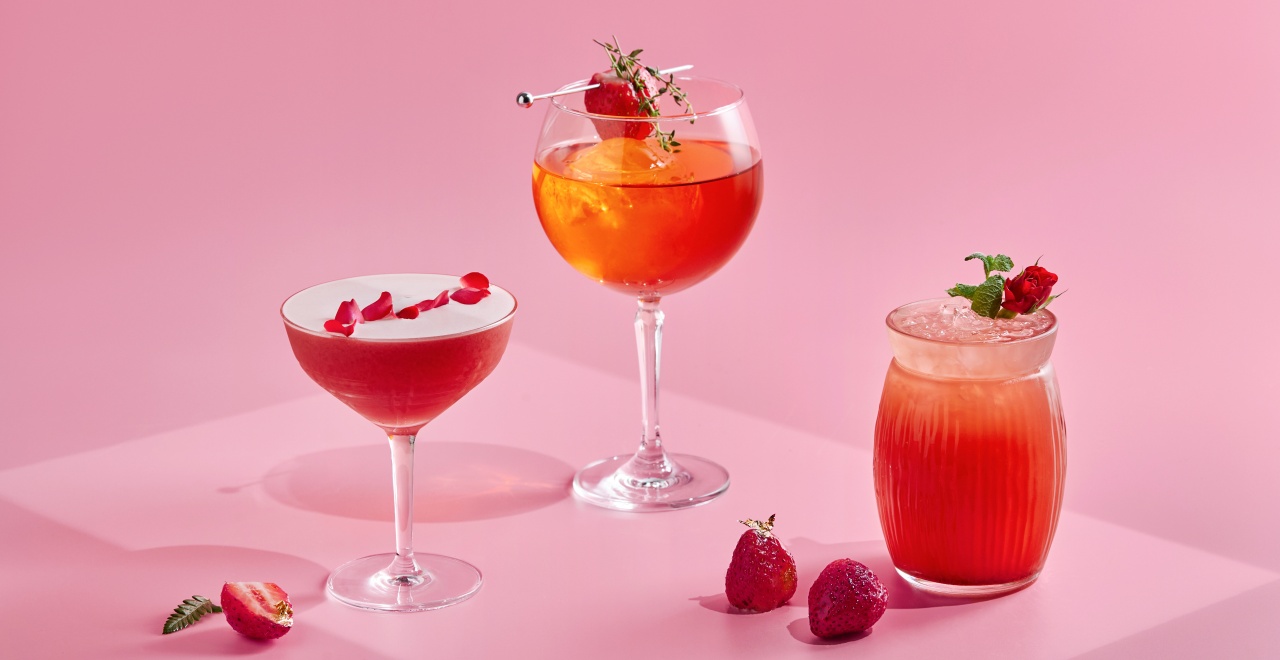 테이스트 오브 윈터 스트로베리 칵테일