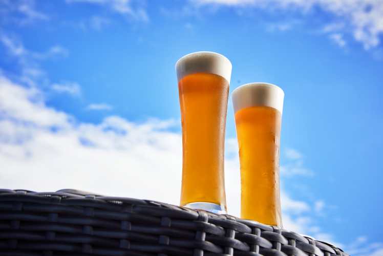 풀사이드바 바르 스텔라 생맥주 2잔